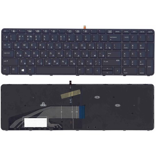 Клавиатура для HP Probook 450 G3 470 G3 с подсветкой без Trackpoint p/n: 831022-001, 841137-001 kefu p453uj материнская плата asus p453ua pro453u pro453uj p453u материнская плата ноутбука i7 6500u i5 6200u i3 6100u uma протестированная 100% работа