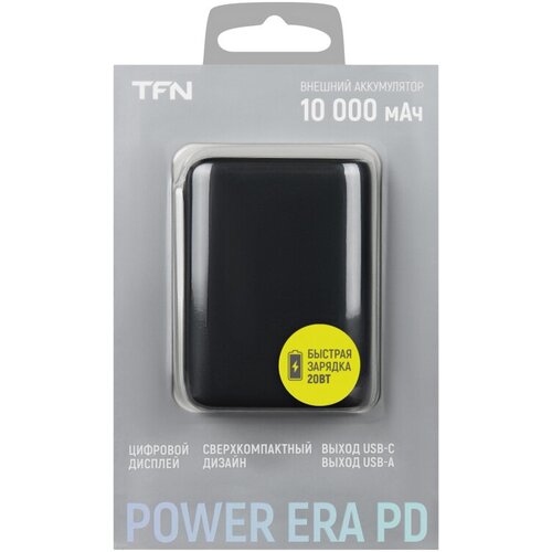 Внешний аккумулятор 10000 mAh TFN Power Era 10 PD черTFN TFN-PB-253-BK 259000₽