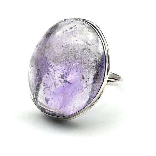 Кольцо Радуга Камня, аметист, размер 18.5, фиолетовый кольцо радуга камня аметист размер 18 голубой фиолетовый