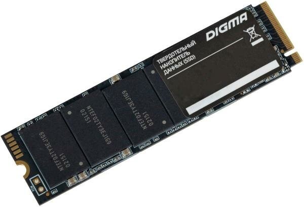 Твердотельный накопитель SSD M.2 1 Tb Digma DGST4001TP83T Read 7000Mb/s Write 5500Mb/s 3D NAND TLC