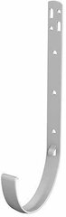 Кронштейн желоба металлический технониколь для ПВХ 125/82мм, белый RAL 9016