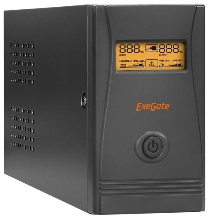 ИБП Exegate Power Smart ULB-650 LCD 650VA/360W, black