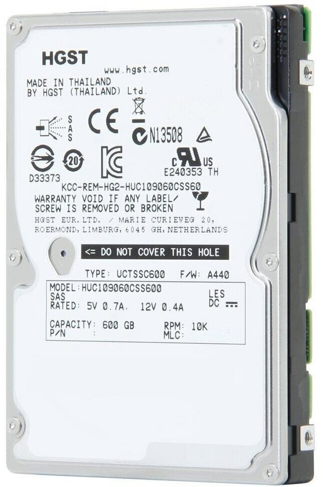 Жесткий диск HITACHI 300 Gb 15000 rpm Fibre Channel 35 HDD [HUS153030VLF400]