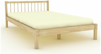 Односпальная кровать "Берёзка 19" без покрытия, 70x190 см, ORTMEX
