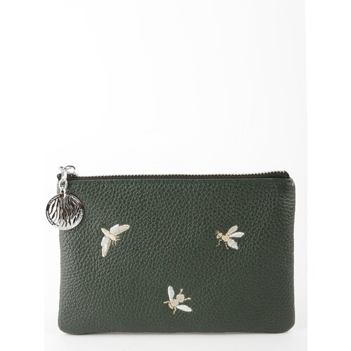 фото Косметичка curanni, 0.7х11.5х17 см, зеленый