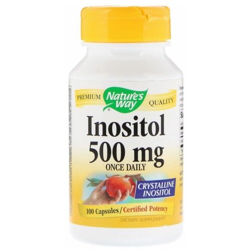Nature's Way Inositol капс.500 мг №100, 110 г, 100 шт.