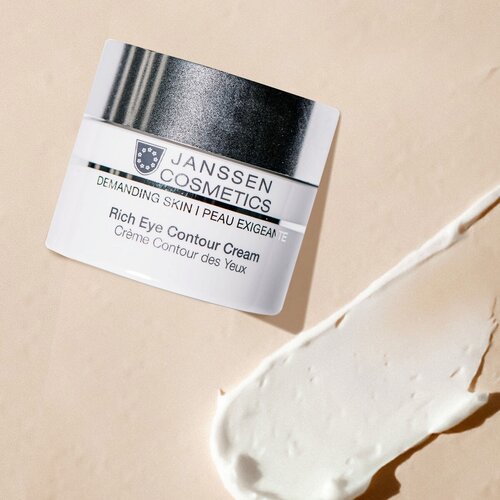 Janssen Cosmetics Питательный крем для кожи вокруг глаз Rich Eye Contour Cream, 15 мл, 15 г janssen cosmetics питательный крем для кожи вокруг глаз rich eye contour cream 15 мл janssen cosmetics demanding skin