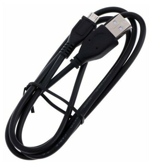 Кабель USB-microUSB Oxion «Стандарт» 1 м, ПВХ/медь, цвет чёрный - фото №3