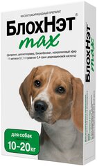 Астрафарм  капли от блох и клещей БлохНэт max для собак 10-20 кг 1 шт. в уп., 1 уп.