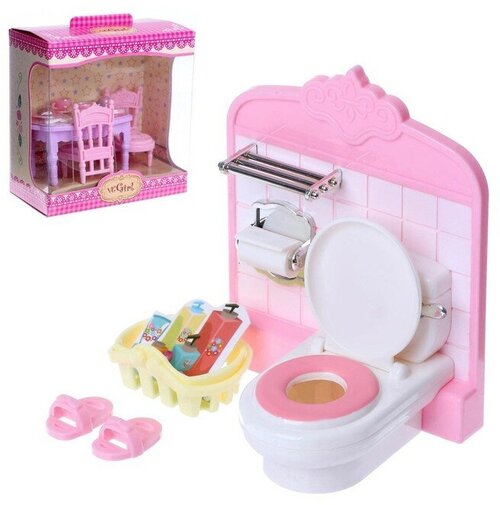 Набор мебели для кукол «Уют-2: туалет»