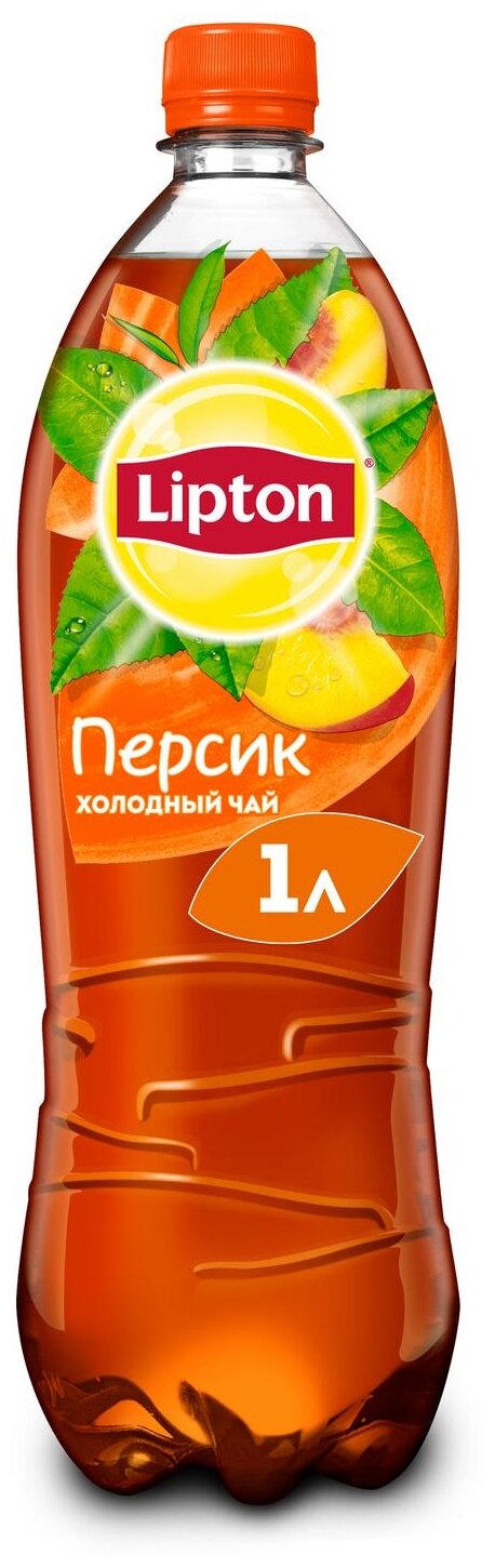 Lipton Ice Tea Персик холодный чай, 12 штук по 1 л - фотография № 2