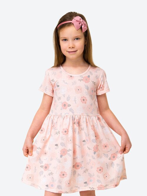 Школьное платье HappyFox, размер 140, розовый
