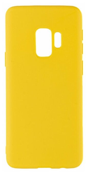 фото Силиконовый чехол BUYOO для Samsung Galaxy S9 (желтый) / Самсунг Галакси С9 (Yellow)