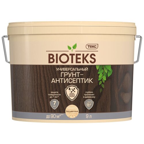 Текс BIOTEKS грунт-антисептик универсальный на водной основе (9л)