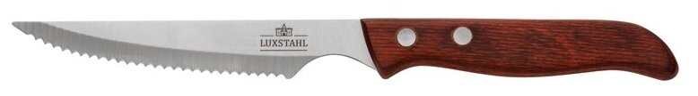 НОЖ для стейка 5" 111мм "Wood line Luxstahl" [HX-KK069-A]