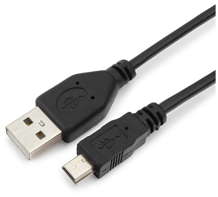 Кабель USB2.0 Гарнизон, USB 2.0 - Mini USB, 0.5м (GCC-USB2-AM5P-0.5M)