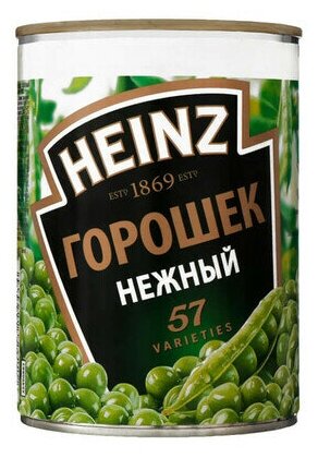 Heinz - горошек зеленый, 400 гр. - фотография № 3