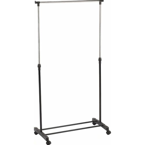 Вешалка для одежды передвижная универсальная 80 см 42 см 158 см для экономии места и стильного оформления пространства Модель оснащена колесиками которые делают ее максимально мобильной 2390₽