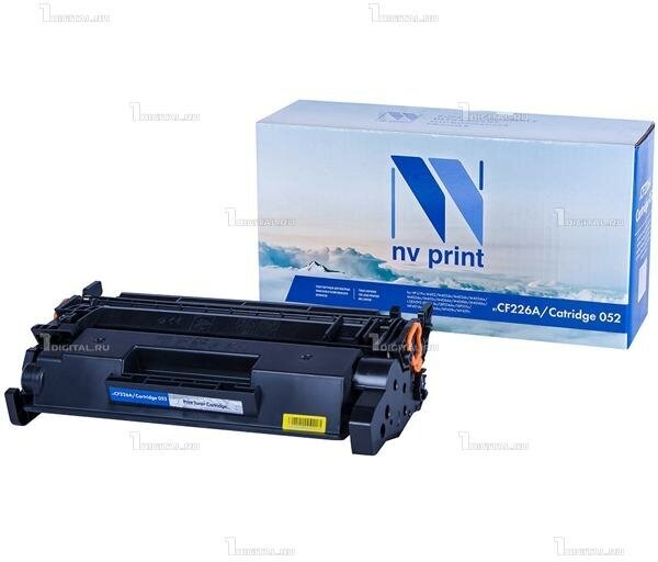 Картридж NV Print CF226A (26A)/Canon 052 черный для HP и Canon (3.1К) (2199C002) (NV-CF226A/Canon 052)