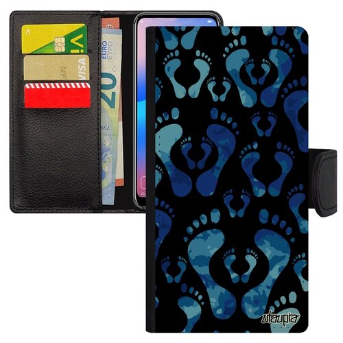 фото Чехол книжка на телефон huawei p20 lite, "след стопы" шаг дитя utaupia