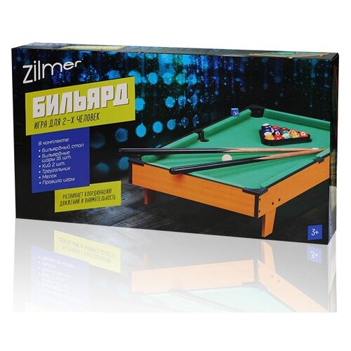 Настольная игра Бильярд (81*43*17см,на ножках)