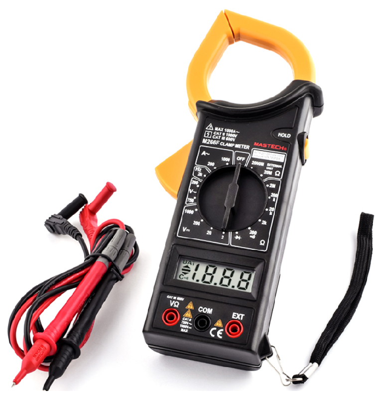 Токовые Клещи Клещи токоизмерительные цифровые Mastech M266F, DCA