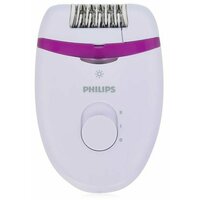 Эпилятор Philips BRE275 Satinelle Essential, белый/фиолетовый