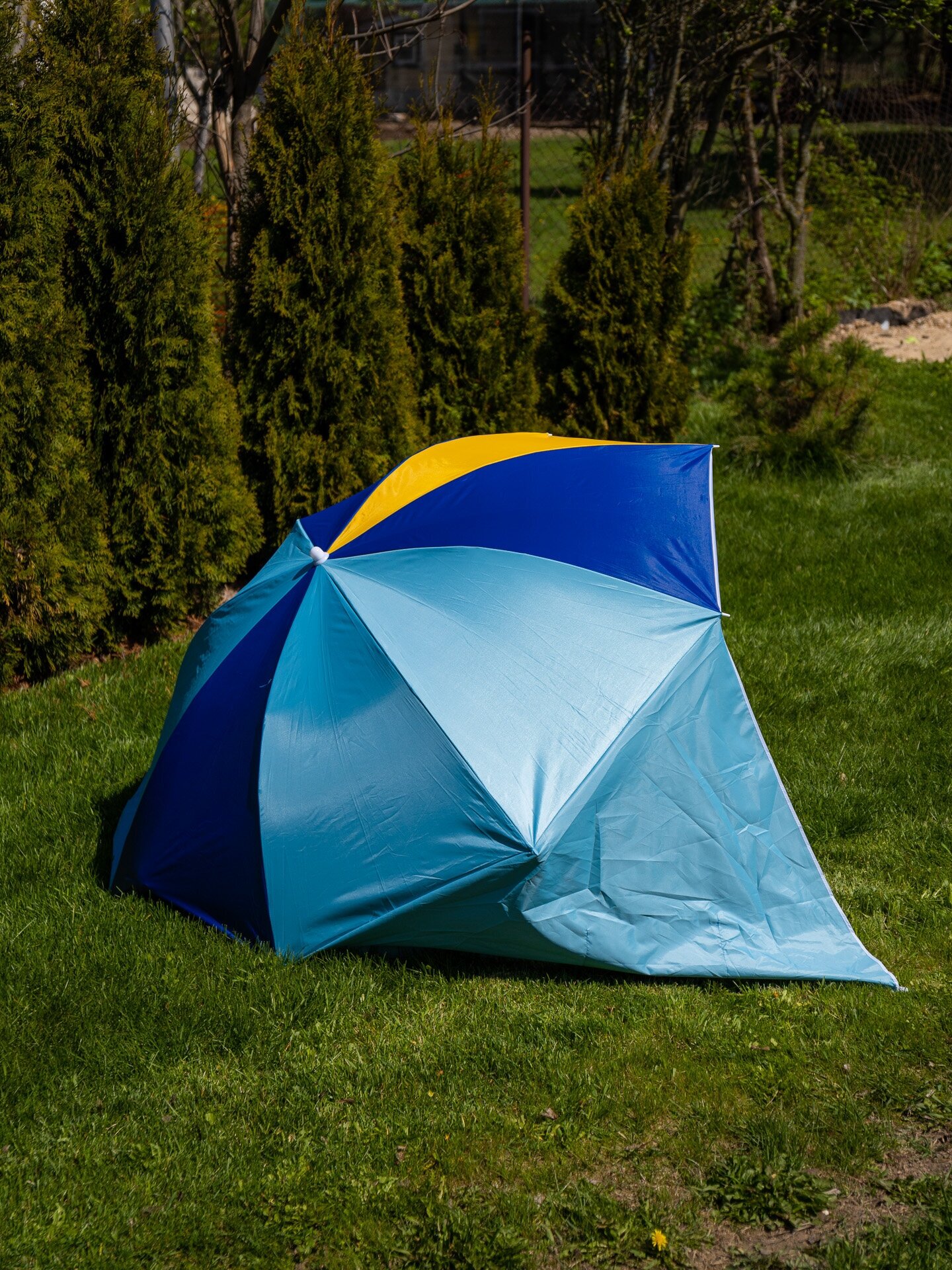Зонт палатка пляжный большой - фотография № 4