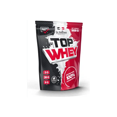 Протеин сывороточный Top Whey Dr. Hoffman / 908 гр вкус Сникерс протеин сывороточный доктор хоффман клубника top whey protein dr hoffman 908 гр