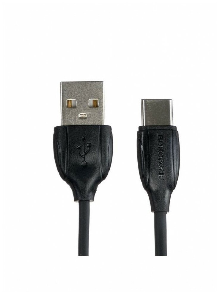 Кабель Borofone BX19 Type C USB 3 A 1 м черный