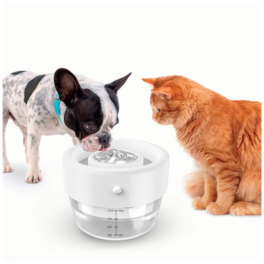 Автоматическая поилка-фонтан для кошек ZooWell Smart беспроводная, с сенсором - фотография № 6
