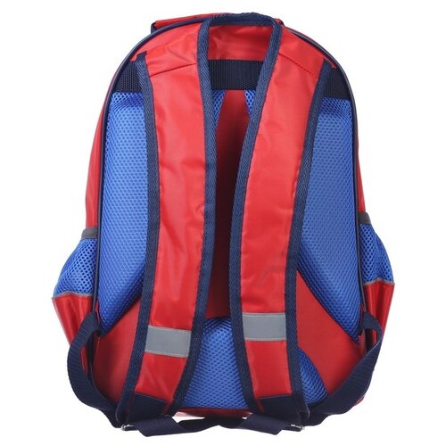 фото Рюкзак школьный calligrata 37*26*13 см, эргономичная спинка, "машинки, паттерн"