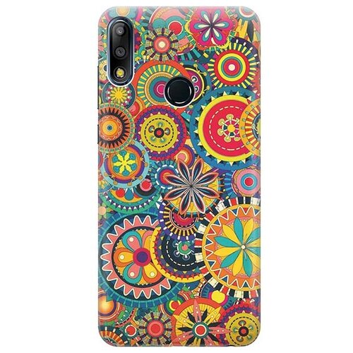 фото Чехол - накладка artcolor для asus zenfone max pro (m2) zb631kl с принтом "яркий узор" re:pa