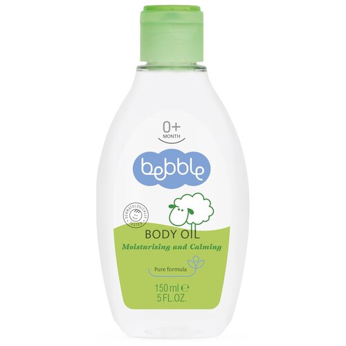 Bebble Масло для ежедневного массажа тела детское Body Oil 0+, 150 мл.
