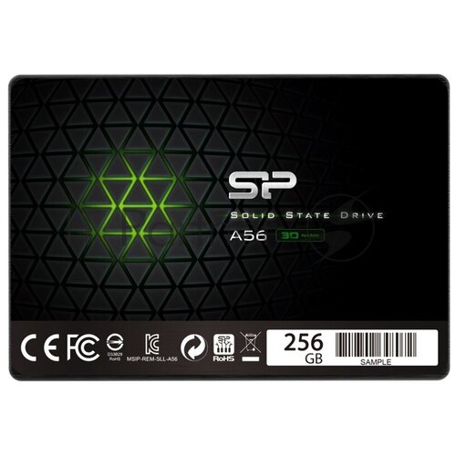 Твердотельный накопитель Silicon Power A56 SATA III 256Gb SP256GBSS3A56B25RM 156800₽
