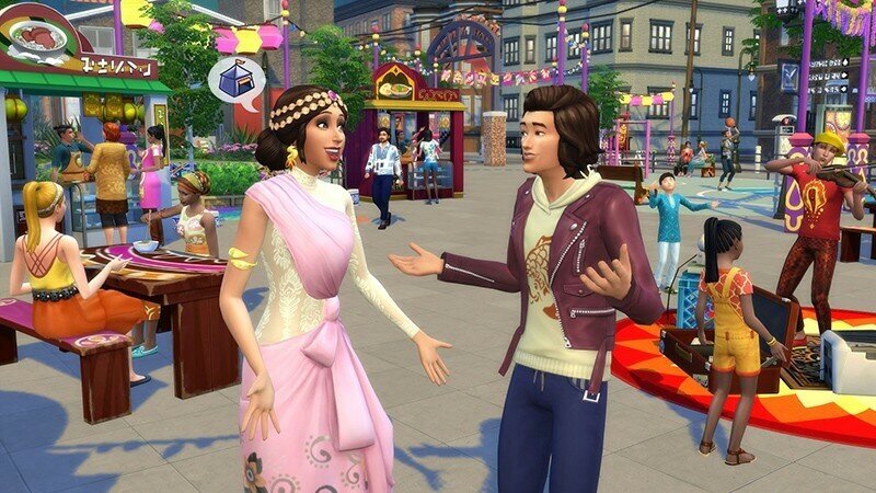 Игра The Sims 4: Жизнь в городе для PC, дополнение, активация EA App, на русском языке, электронный ключ — фото 1