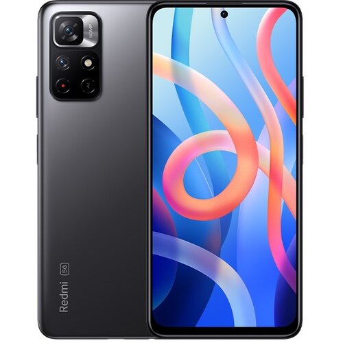 Смартфон Xiaomi Redmi Note 11 5G 8/128 ГБ CN, Dual nano SIM, черный сенсорный экран apeman 4k передний и задний видеорегистратор gps и wi fi датчик sony режим парковки обнаружение движения поддержка 128 гб