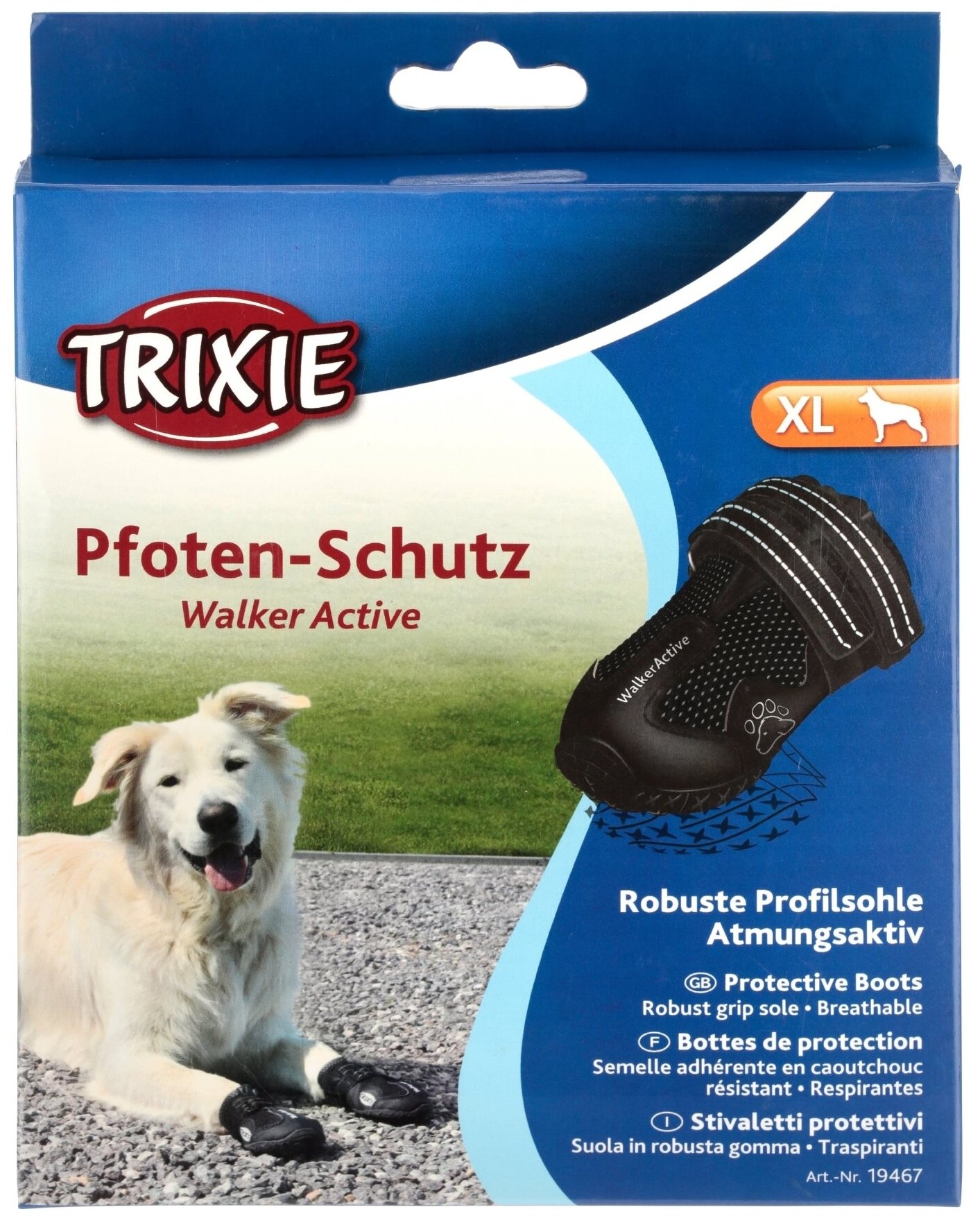 TRIXIE Ботинки для собак "Walker Active" 2шт XL - фотография № 3