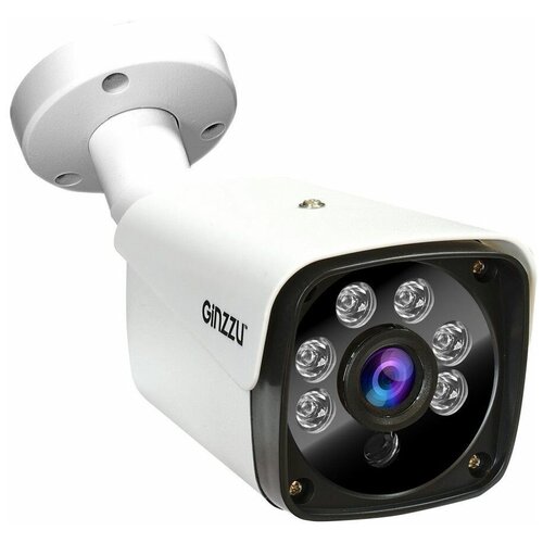 Камера в/наблюдения GINZZU HIB-4303A, IP 4.0Mp, 3.6mm, пуля, POE, IR 30м, IP66, мет ip камера ginzzu hid 4303a