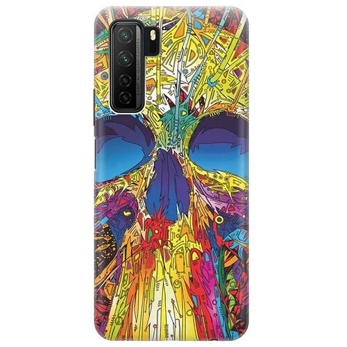 фото Чехол - накладка artcolor для huawei nova 7 se / honor 30s с принтом "череп красок" re:pa