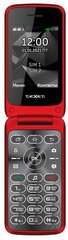 Сотовый телефон Texet TM-408 Красный (2sim/2.8"/320*240/-/microSD/0.08Мп/Bt/1000мАч/фонарик/раскладушка)