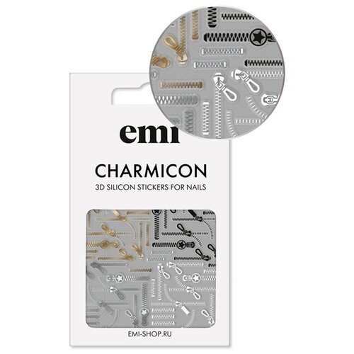 E.Mi, 3D-стикеры №170 Молнии Charmicon 3D Silicone Stickers