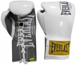 Перчатки боевые Everlast 1910 Classic 8oz белые