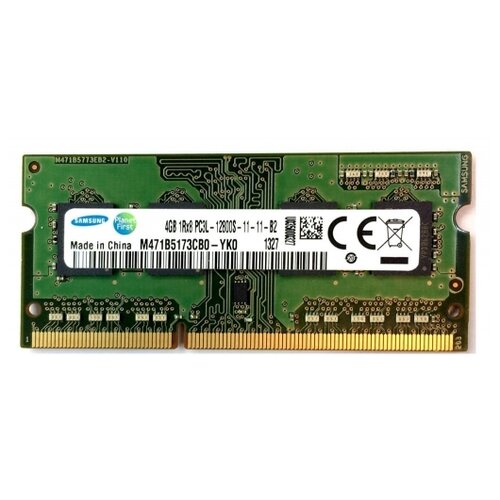 Оперативная память Samsung 4 ГБ DDR3L 1600 МГц DIMM CL11 M471B5173CB0-YK0 оперативная память samsung 2 гб ddr3l 1600 мгц dimm cl11 m378b5674eb0 yk0