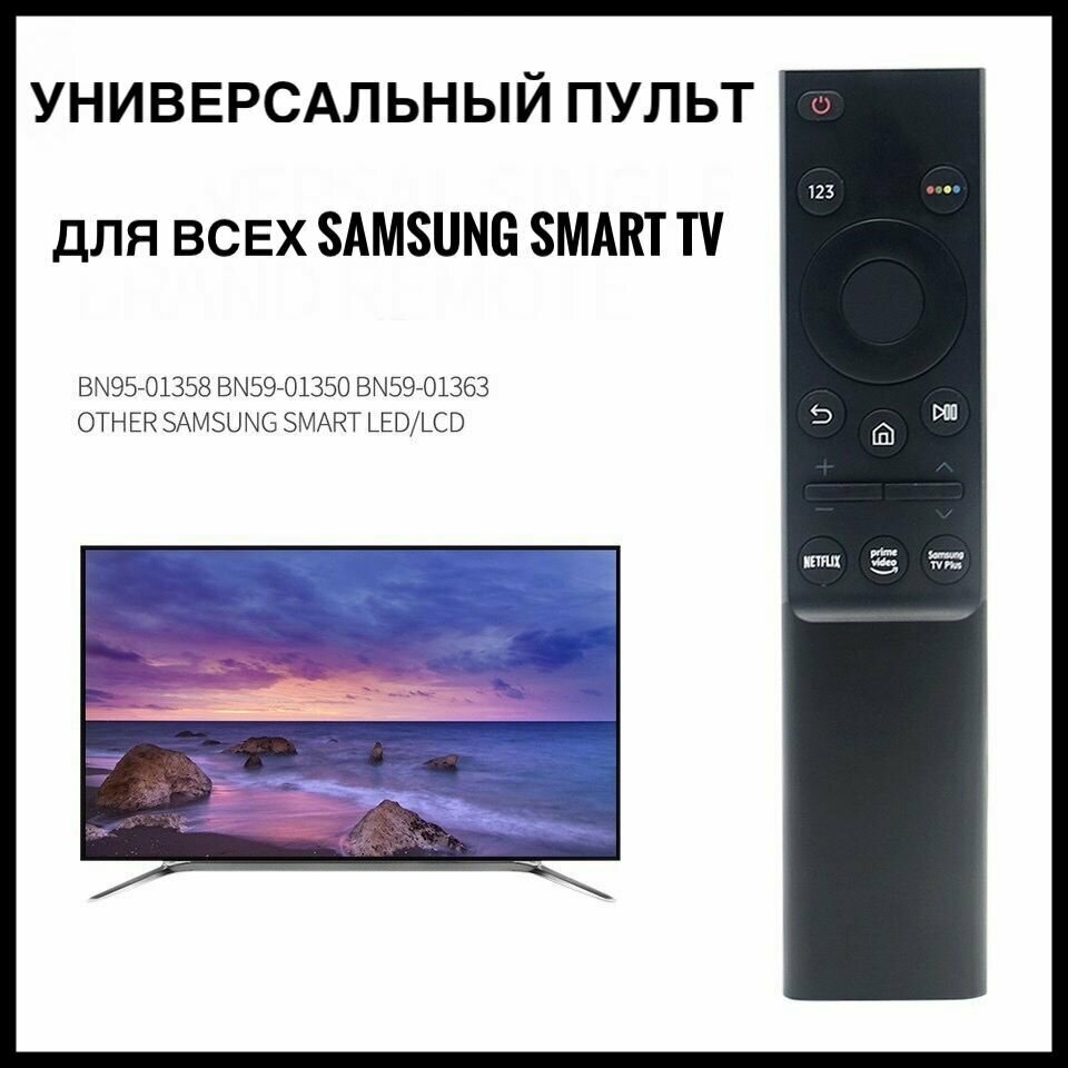 BN59-01358B Пульт дистанционного управления для Smart телевизоров Samsung с кнопками OKKO IVI Megogo