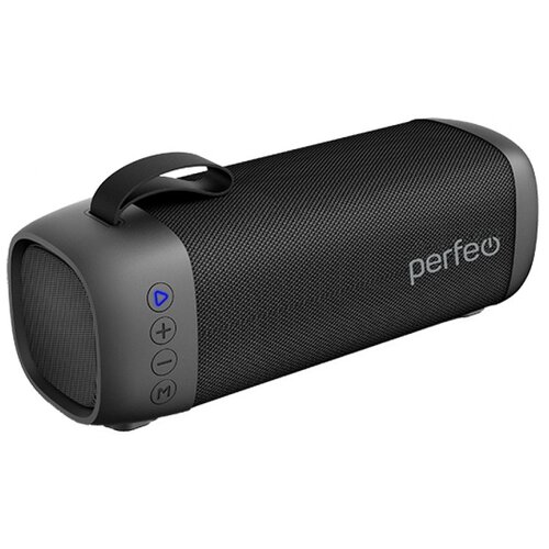 Perfeo Портативная колонка Perfeo COZY, FM, MP3, microSD, USB, AUX, 8 Вт, 1800 мАч, черная