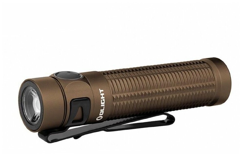 Фонарь Olight Baton 3 Pro Desert Tan (Cool White), 1 x 18650, 175 метров, 1500 люмен (Комплект)