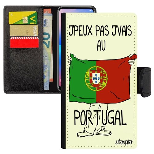фото Чехол книжка на смартфон redmi note 6 pro, "еду в португалию" путешествие туризм utaupia