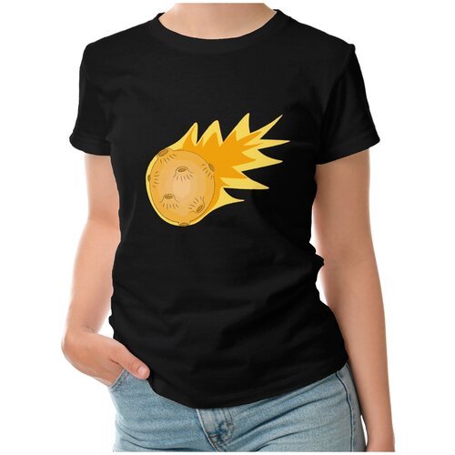 фото Футболка roly, размер m, черный