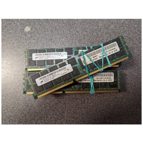 Оперативная память Micron MT36JSF2G72PZ-1G6E1FE, 00D4970, 47J0183, DDR3, 16GB, 12800R для серверов ОЕМ